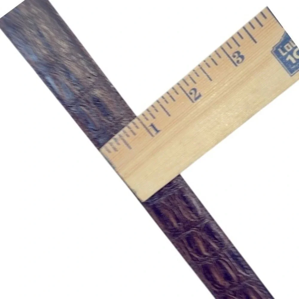 Genuine Leather Ratchet Belt XXL 64in Brown‎ Croc Embossed Big Tall Mens